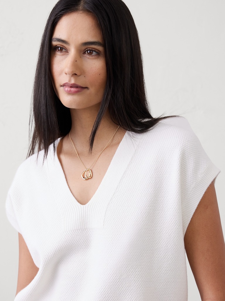 Double Ring Delicate Necklace