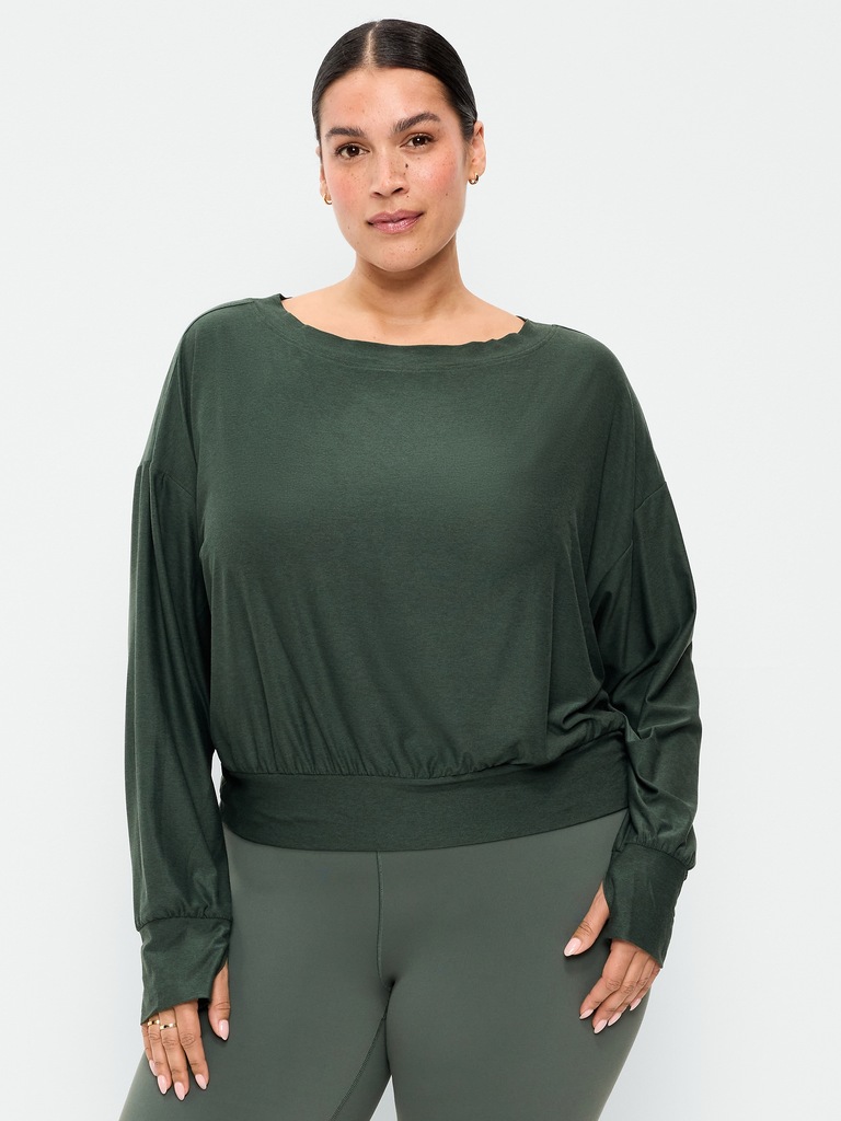 CloudMotion Boatneck Top