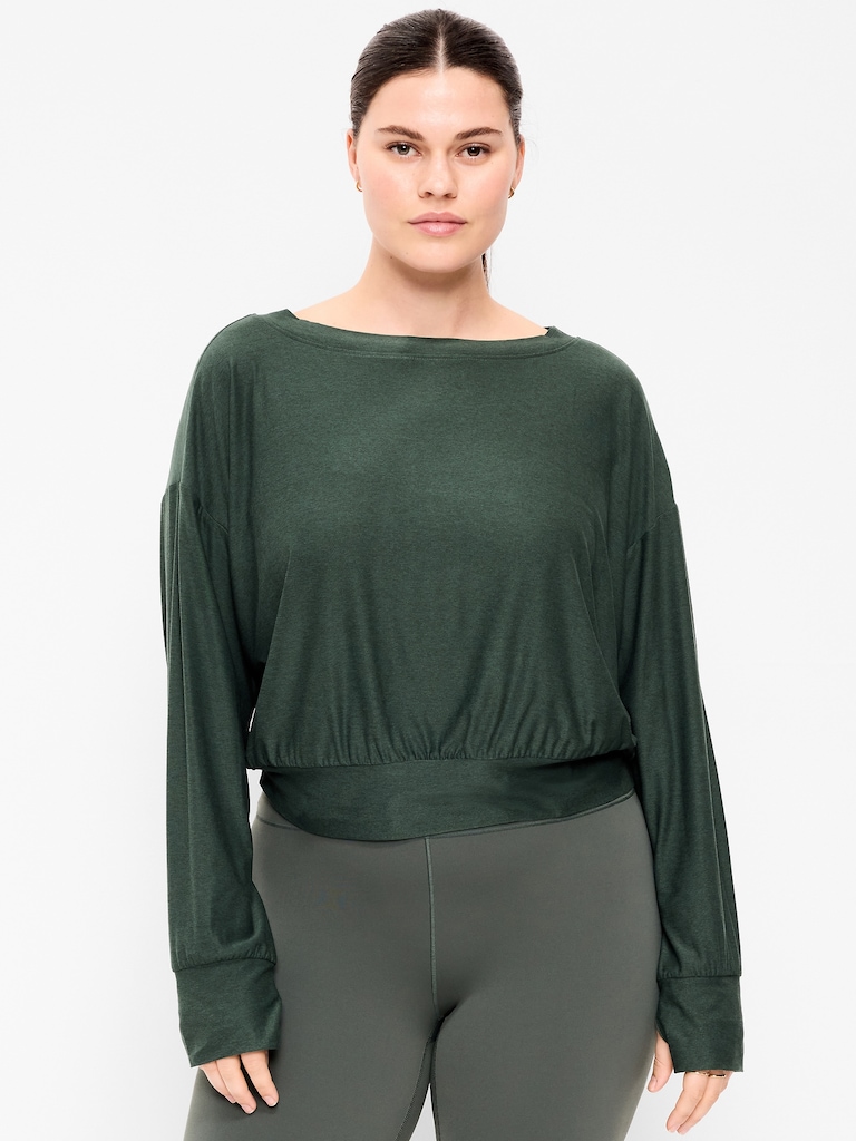 CloudMotion Boatneck Top