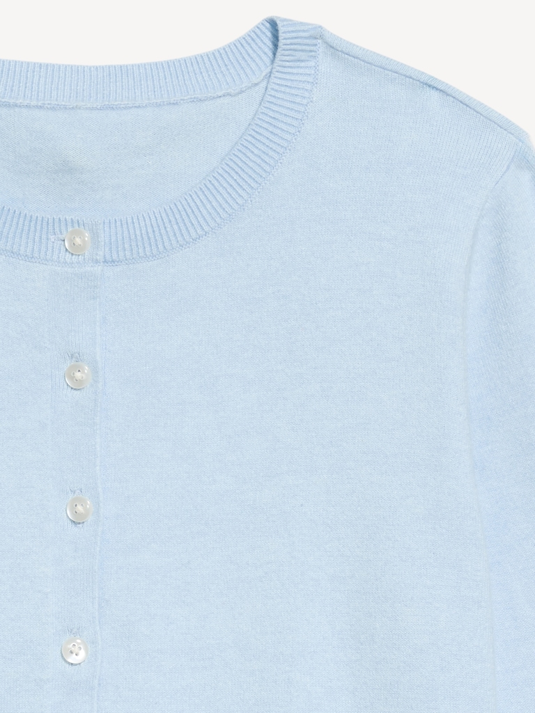 SoSoft Lite Cropped Crew-Neck Cardigan