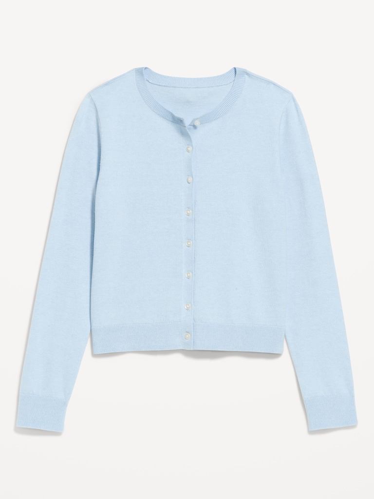 SoSoft Lite Cropped Crew-Neck Cardigan