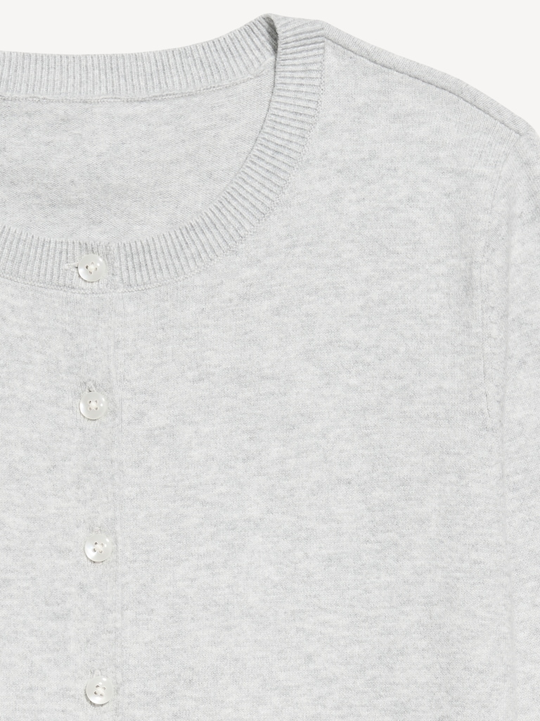 SoSoft Lite Cropped Crew-Neck Cardigan