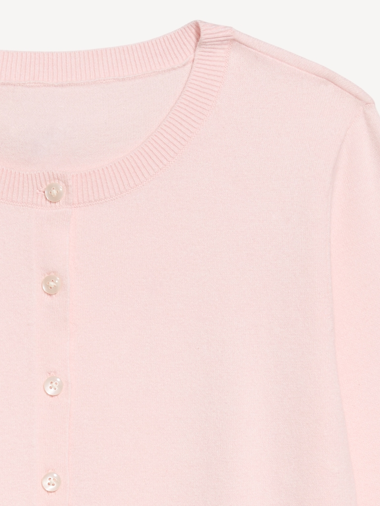 SoSoft Lite Cropped Crew-Neck Cardigan