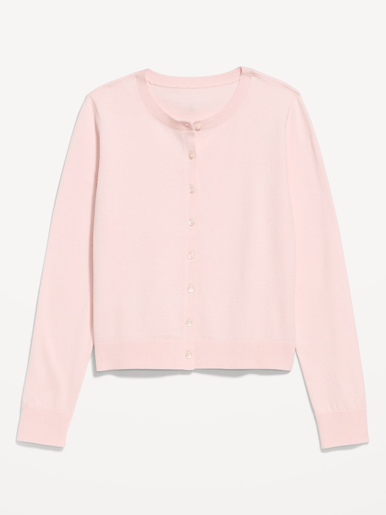SoSoft Lite Cropped Crew-Neck Cardigan