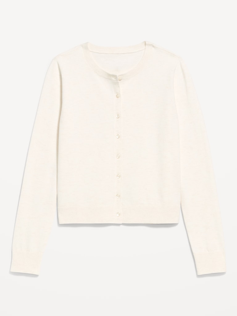 SoSoft Lite Cropped Crew-Neck Cardigan