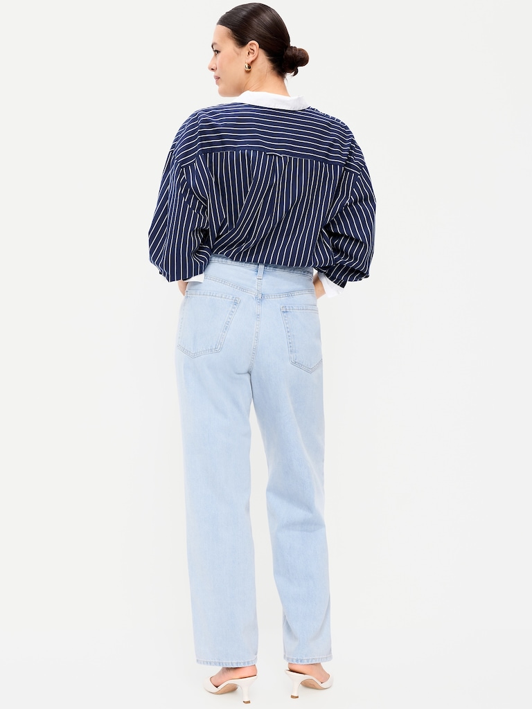 High-Waisted OG Loose Rigid Jeans