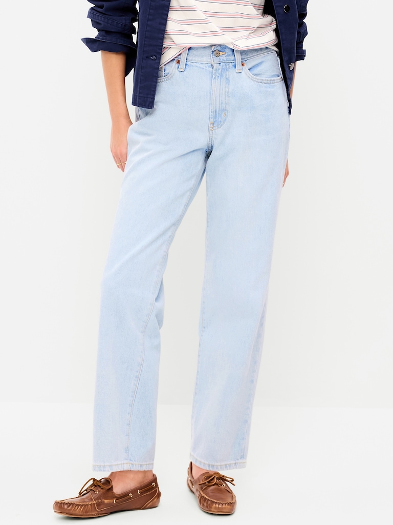 High-Waisted OG Loose Rigid Jeans