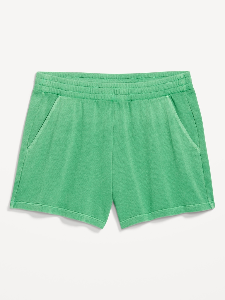 Extra High-Waisted Sweat Shorts -- 5-inch inseam