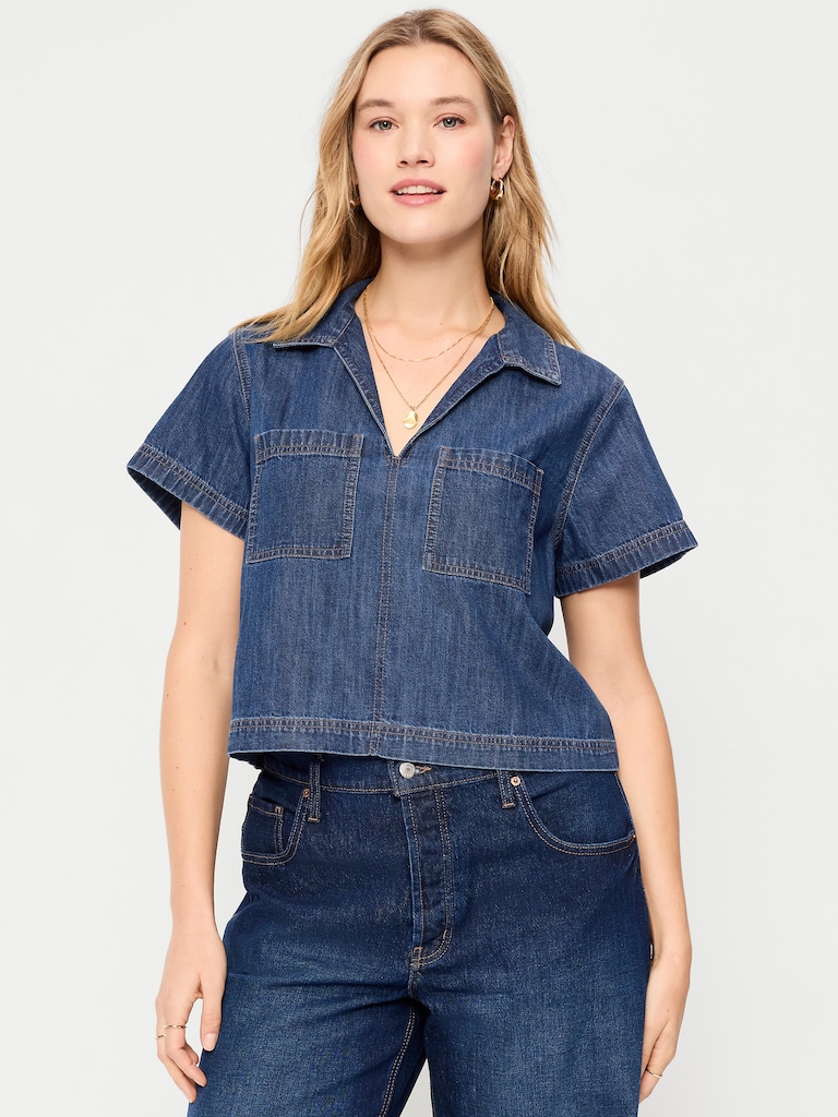 Double-Pocket Popover Top
