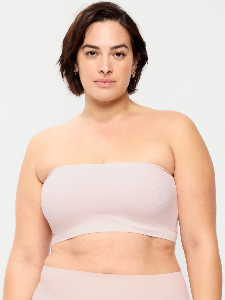 Seamless Ribbed Longline Bandeau