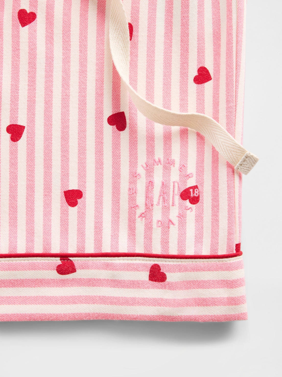 Gap × Summer Fridays Flannel Hearts PJ Boxer Shorts