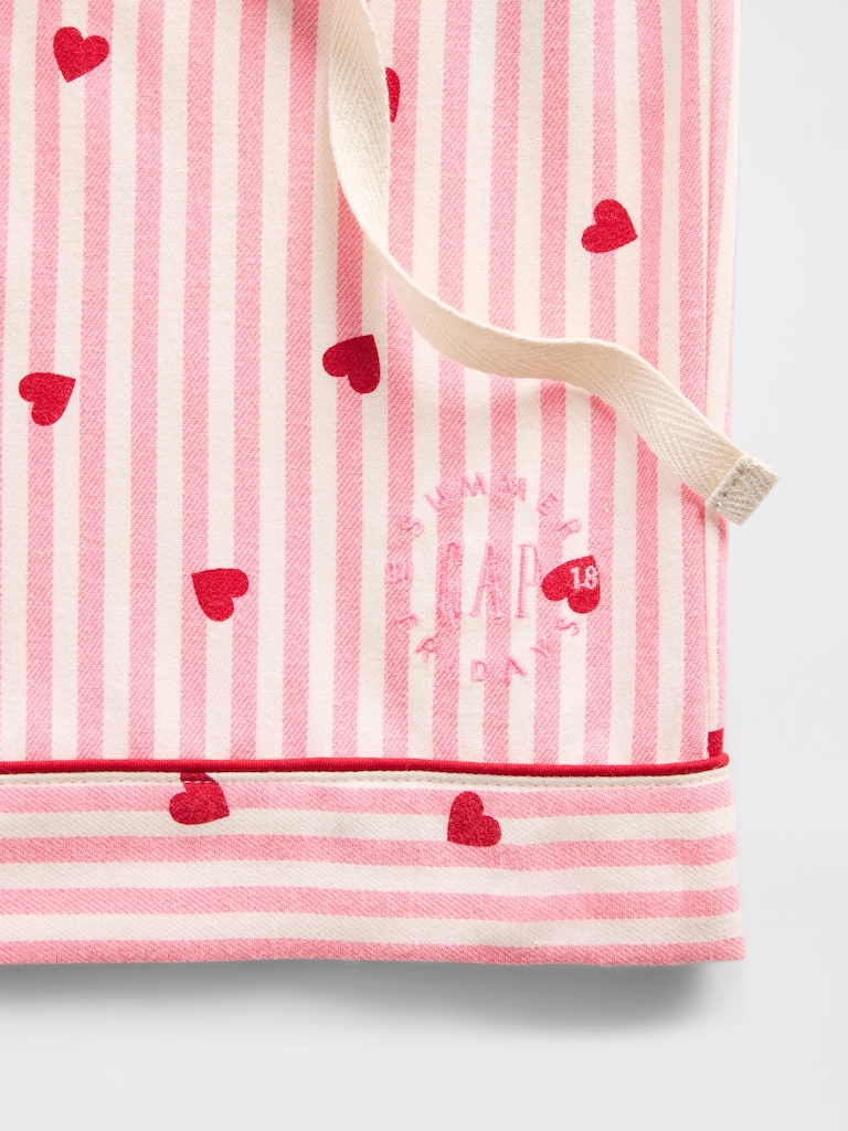 Gap × Summer Fridays Flannel Hearts PJ Boxer Shorts