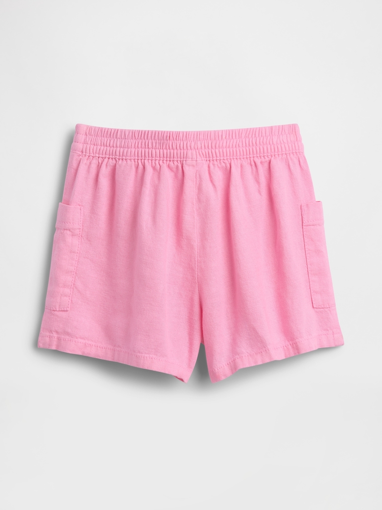babyGap Linen-Blend Pull-On Shorts