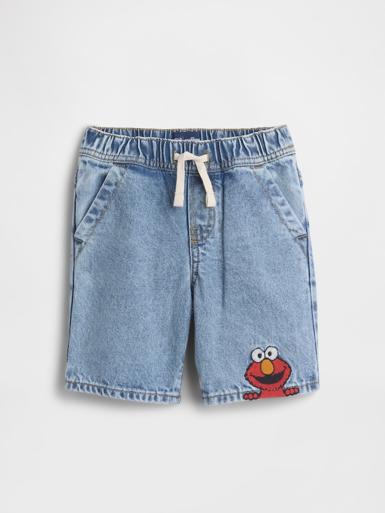 babyGap Sesame Street Pull-On Loose Denim Shorts