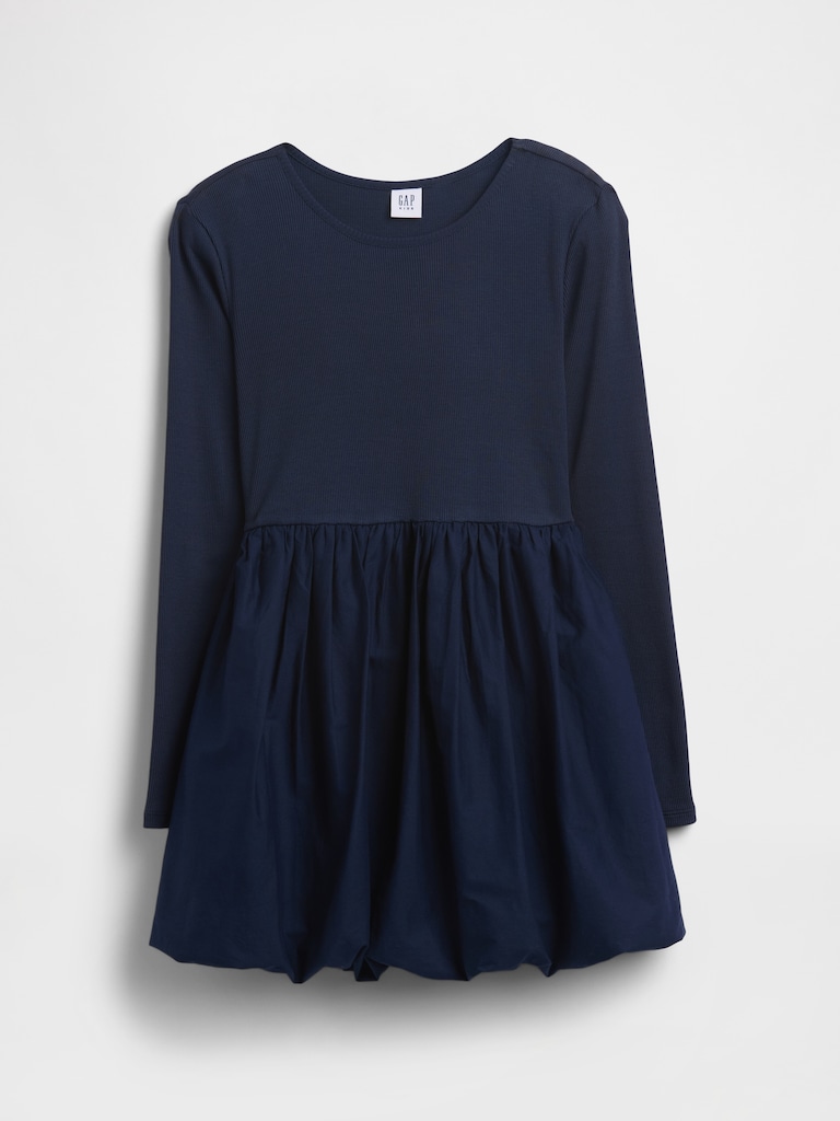 Kids Puff Sleeve Bubble Dress