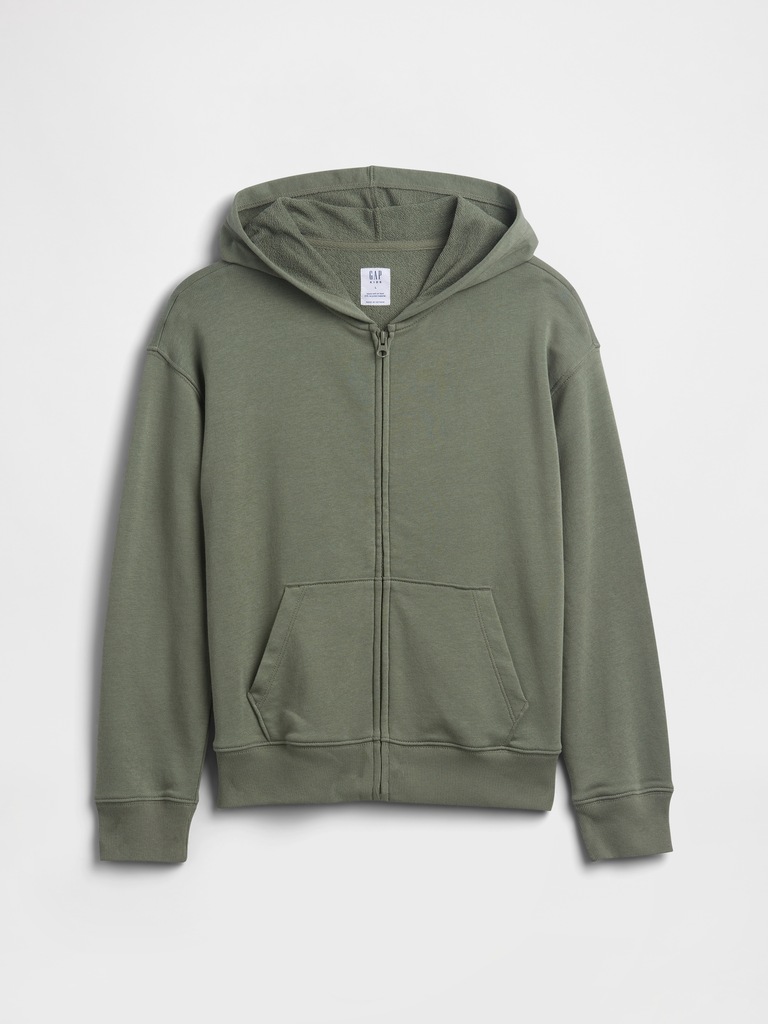 Kids Relaxed French Terry Zip Hoodie