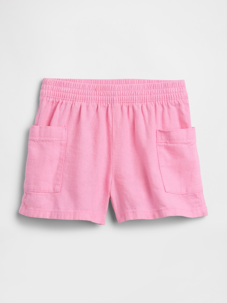 babyGap Linen-Blend Pull-On Shorts