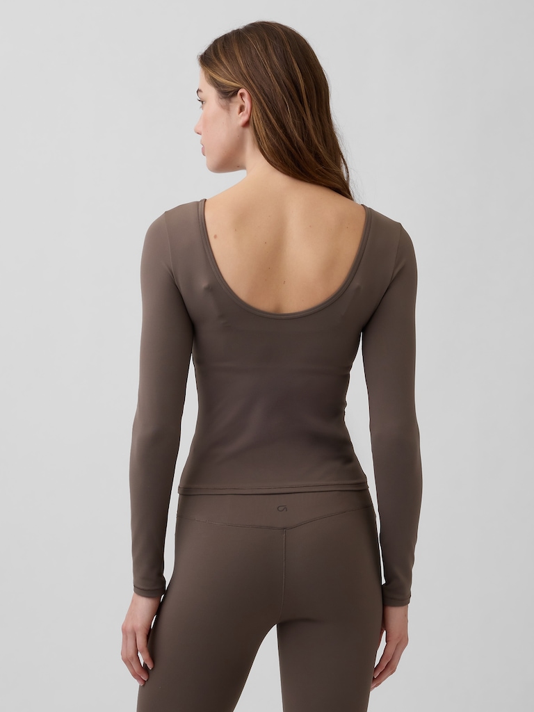 GapFit Smooth Boatneck T-Shirt