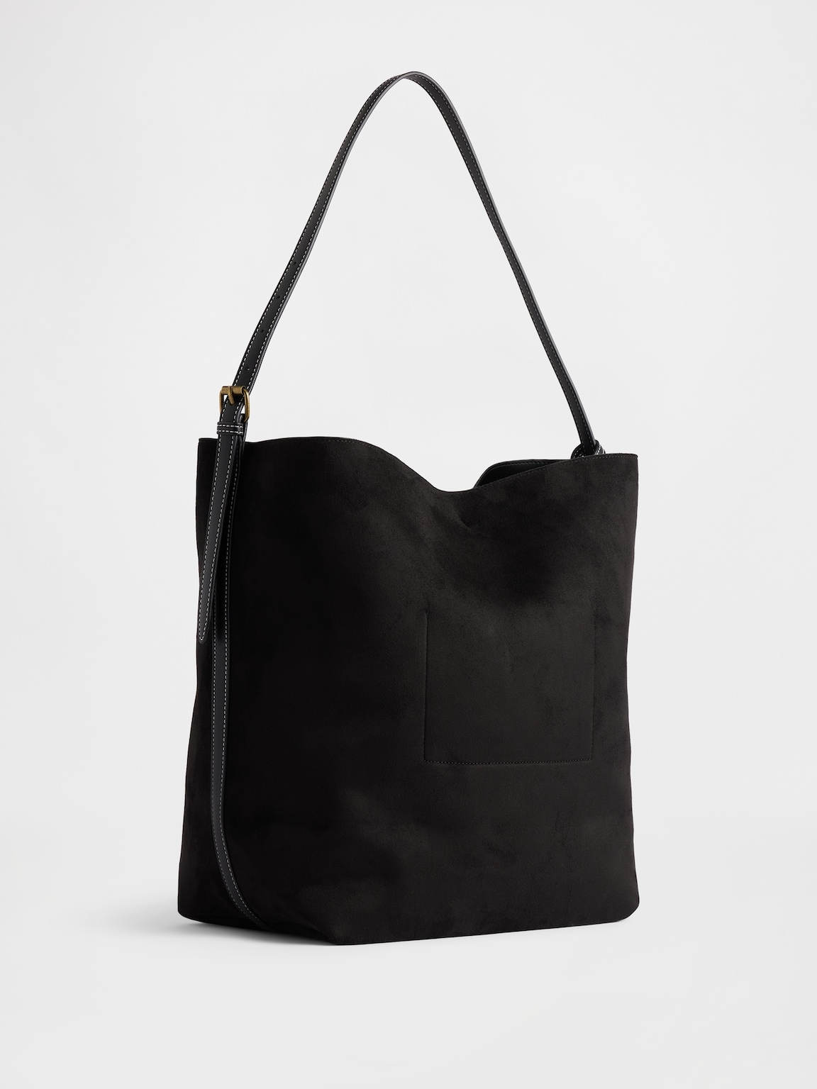 Vegan Suede Bucket Bag