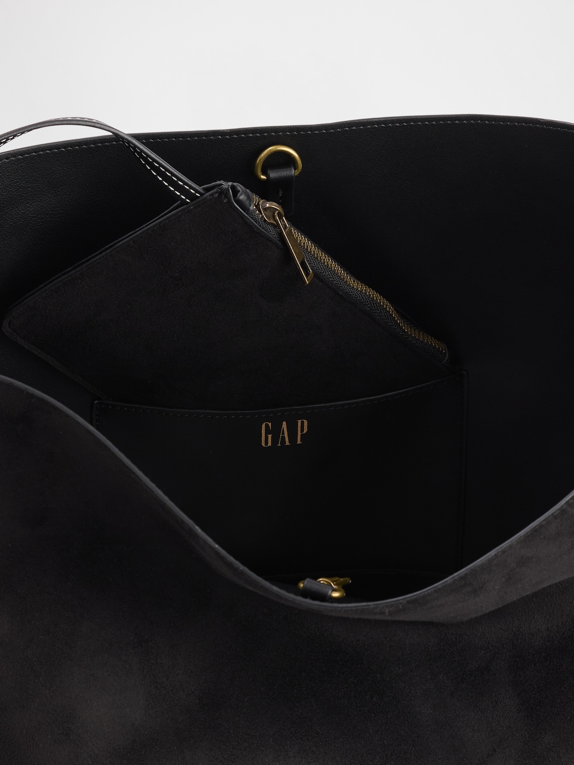 Vegan Suede Bucket Bag