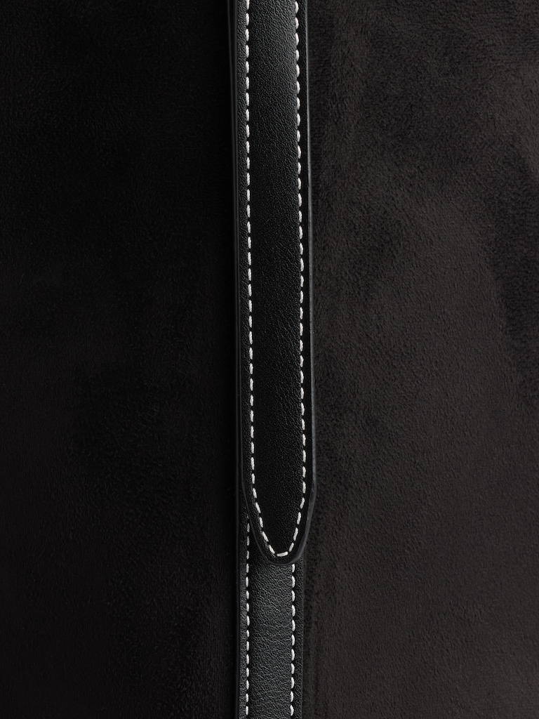 Vegan Suede Bucket Bag