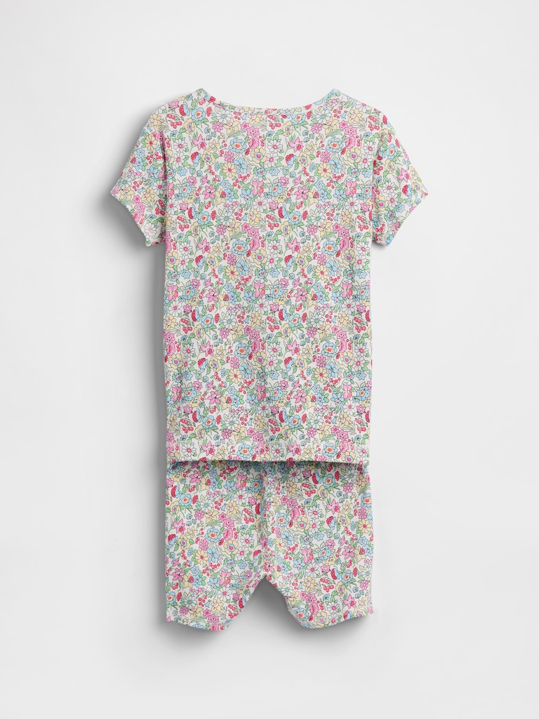 Kids Organic Brushed Cotton PJ Short Set