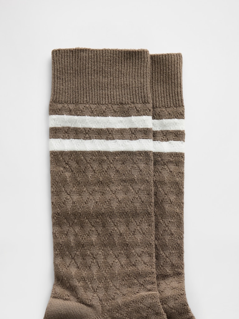 Argyle Varsity Crew Socks