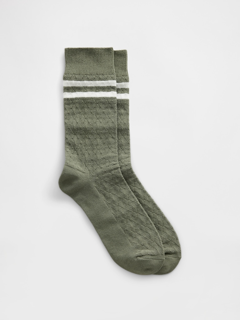 Argyle Varsity Crew Socks