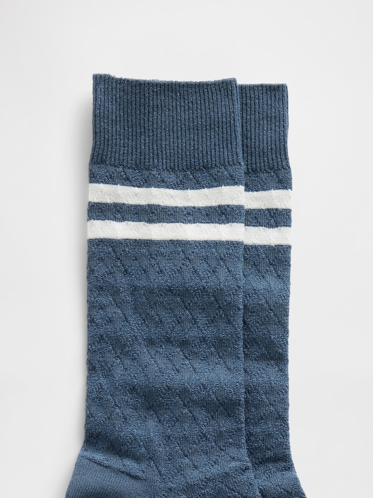 Argyle Varsity Crew Socks