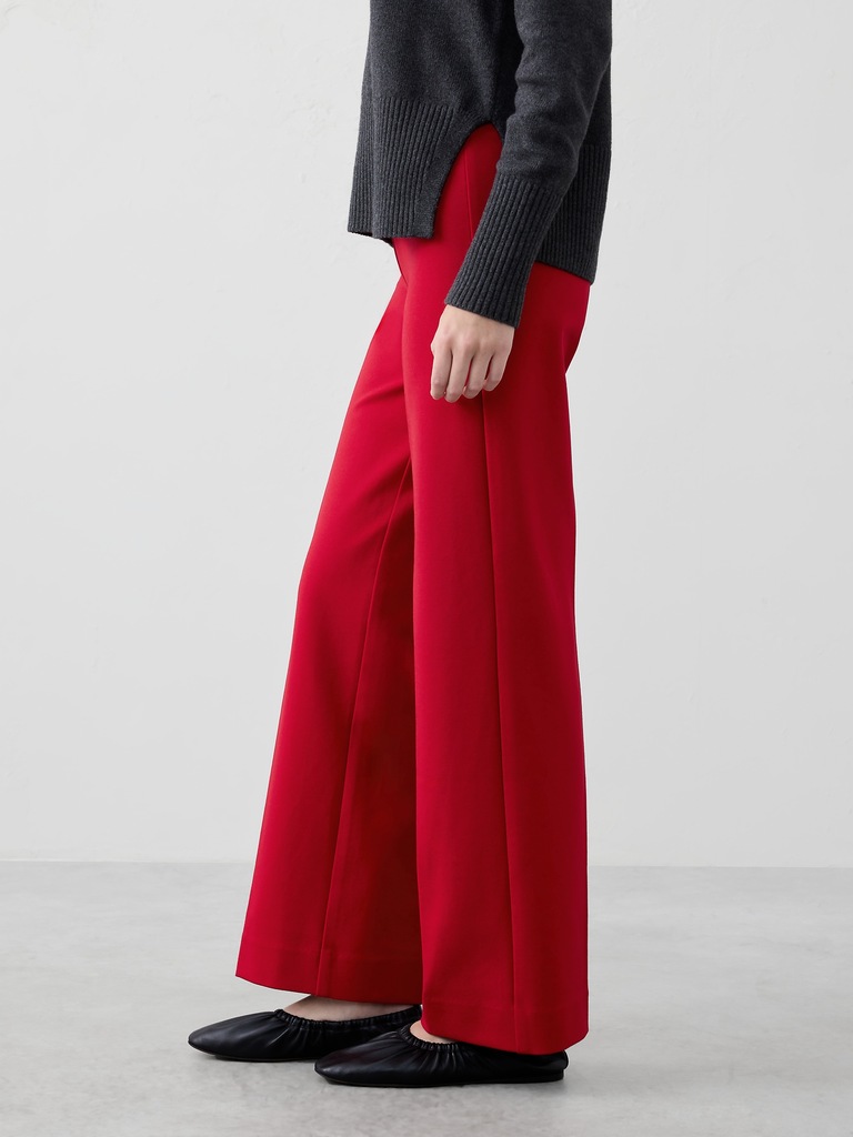 Straight Ponte Pull-On Pant