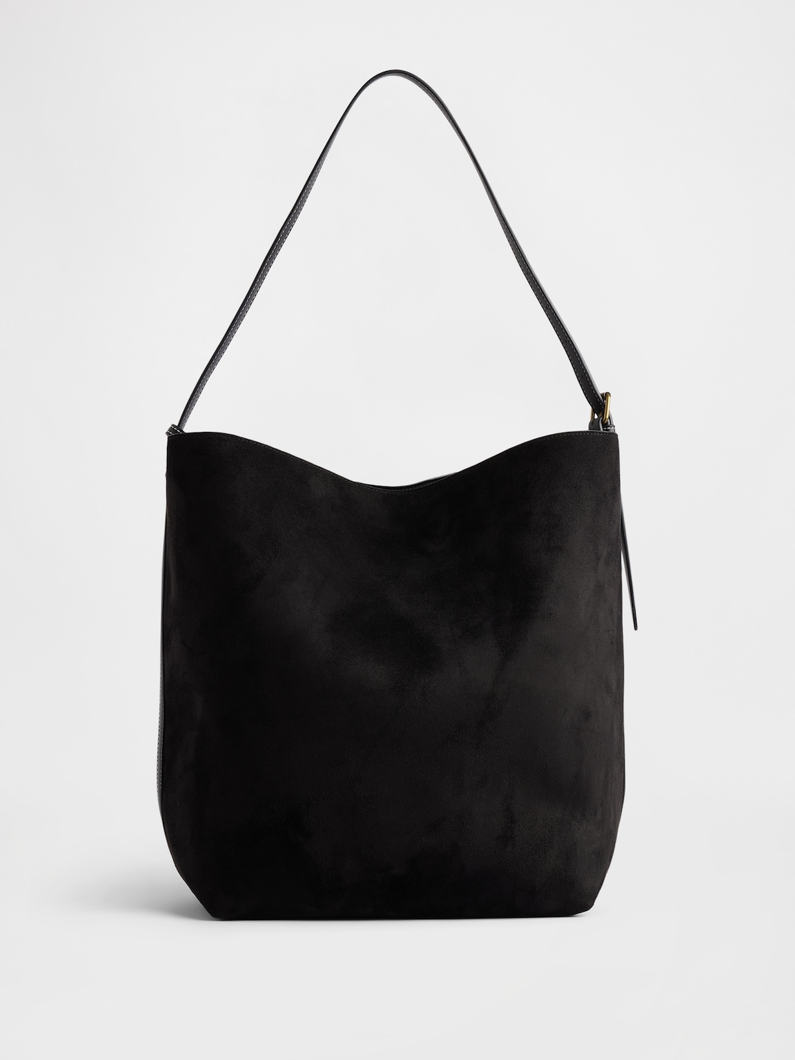 Vegan Suede Bucket Bag