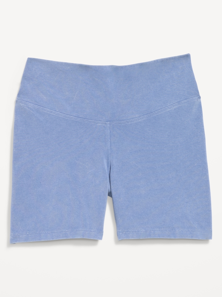 High-Waisted PowerChill Biker Shorts -- 5-inch inseam