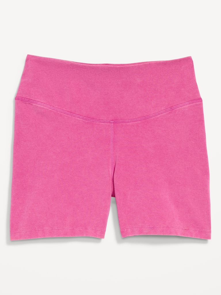 High-Waisted PowerChill Biker Shorts -- 5-inch inseam