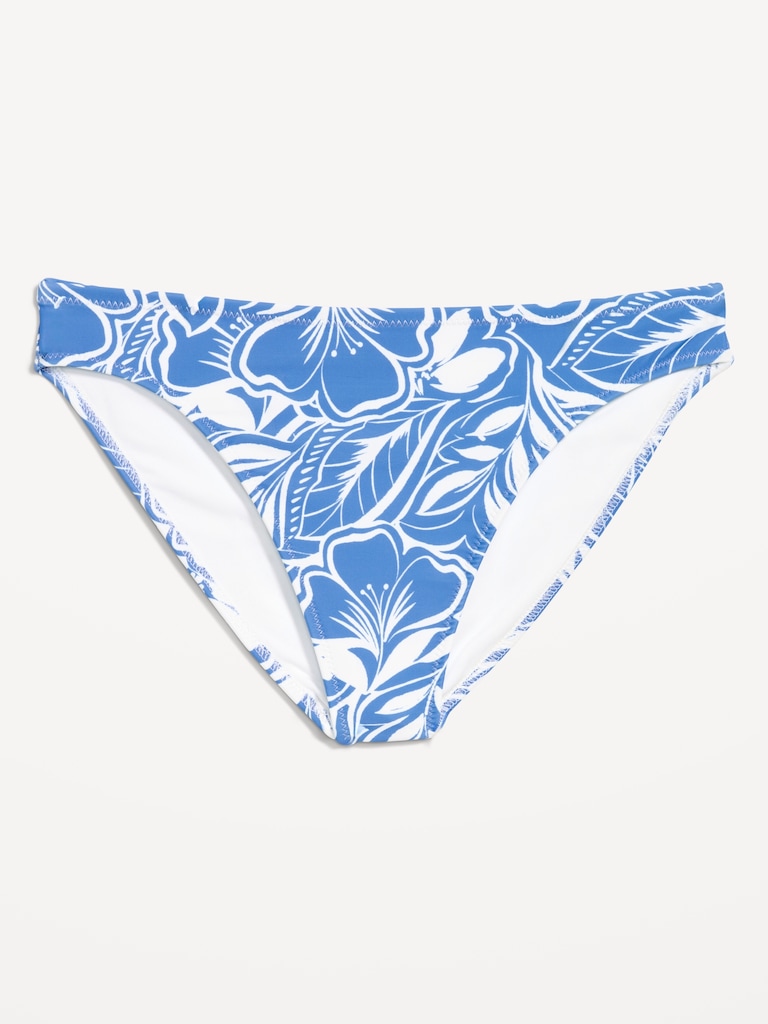 Mid-Rise Bikini Swim Bottoms
