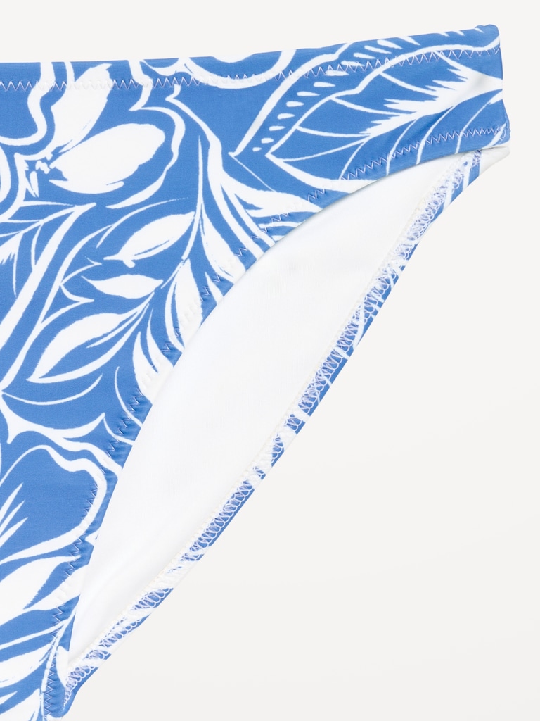 Mid-Rise Bikini Swim Bottoms