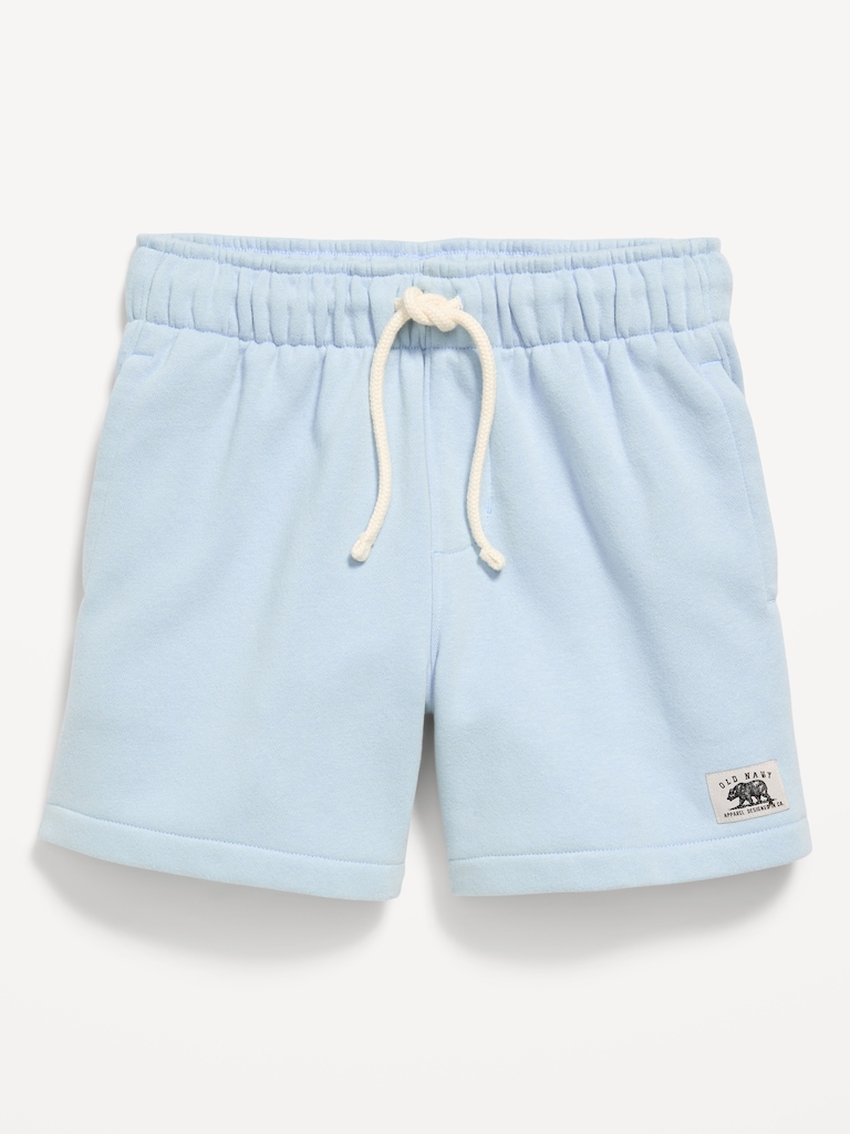 Below Knee Logo-Graphic Fleece Jogger Shorts for Boys