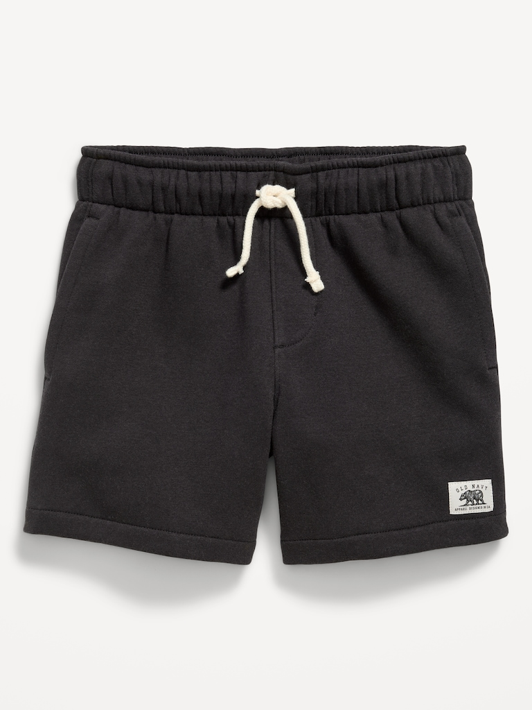 Below Knee Logo-Graphic Fleece Jogger Shorts for Boys