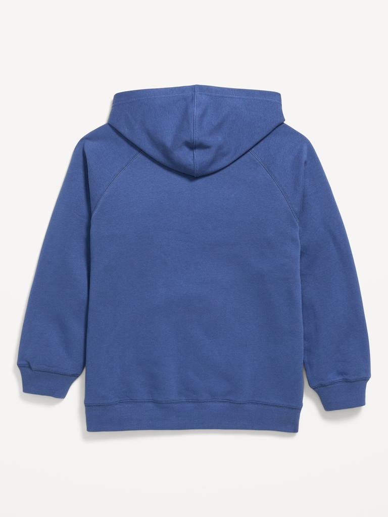 Oversized Embroidered Pullover Hoodie for Boys