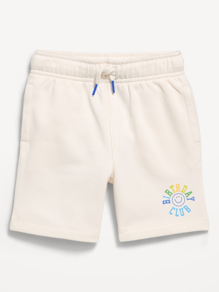 Fleece Graphic Shorts for Toddler Boys