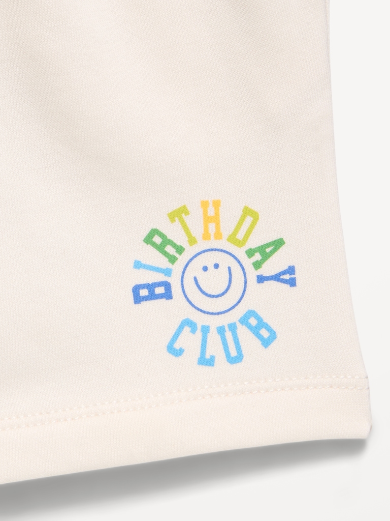 Fleece Graphic Shorts for Toddler Boys