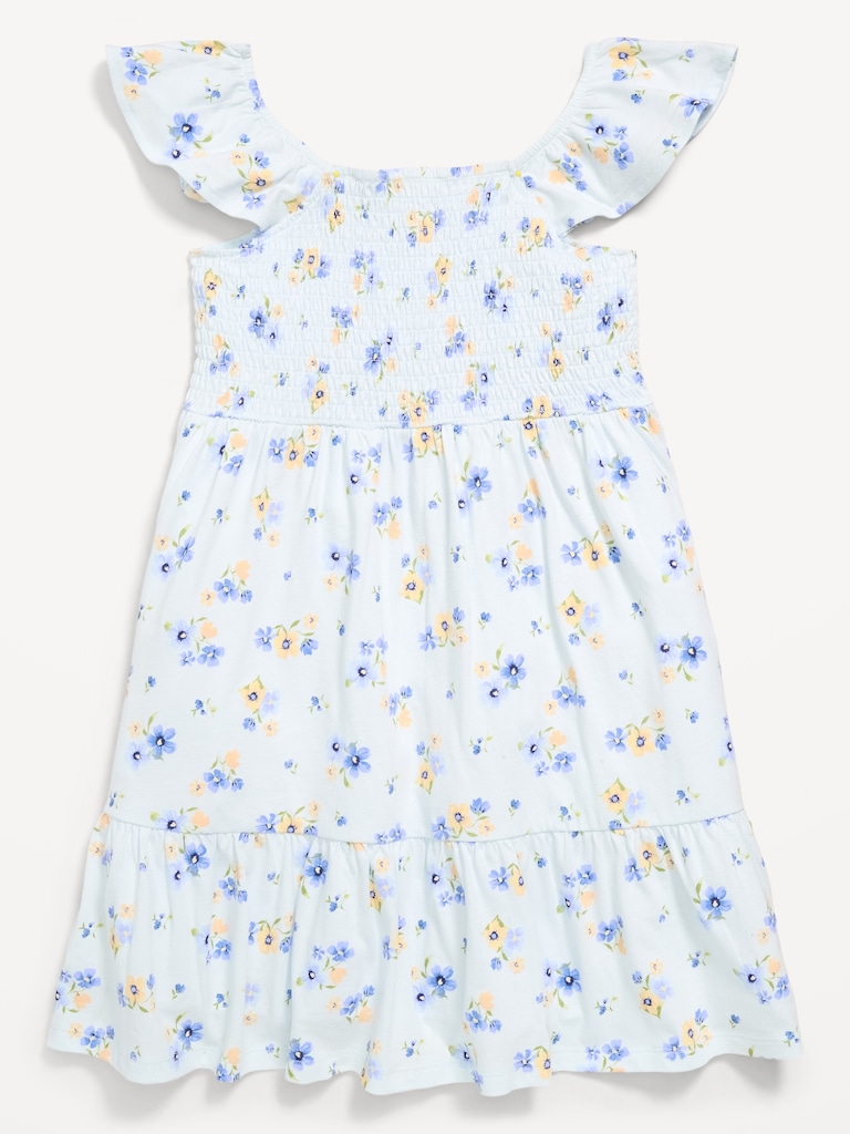 Fit and Flare Smocked Dress for Girls