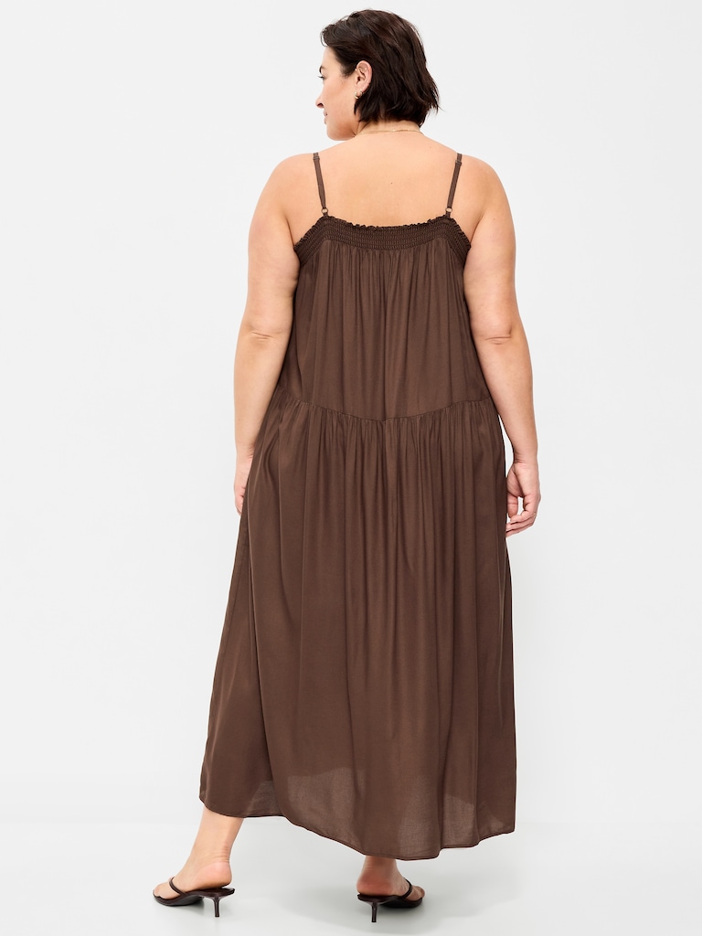 Airy Smocked Maxi Dress