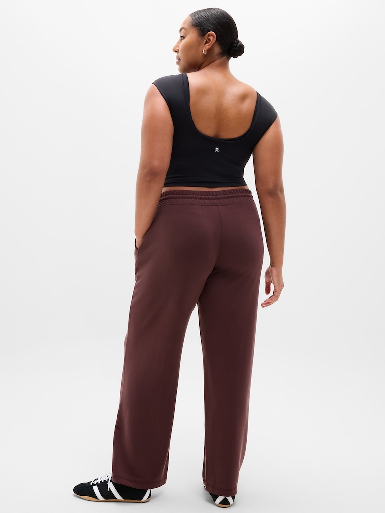 Seasoft Mid Rise Straight Pant