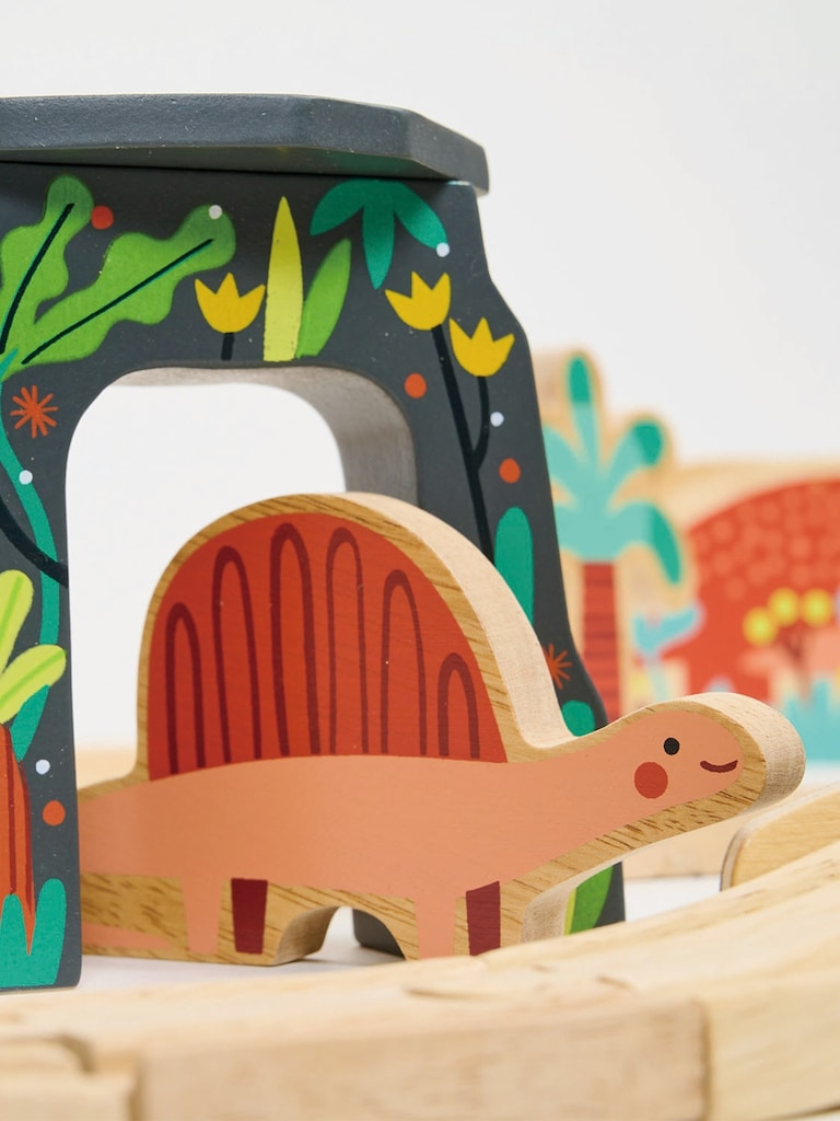 Lost World Dinosaur Railway Set