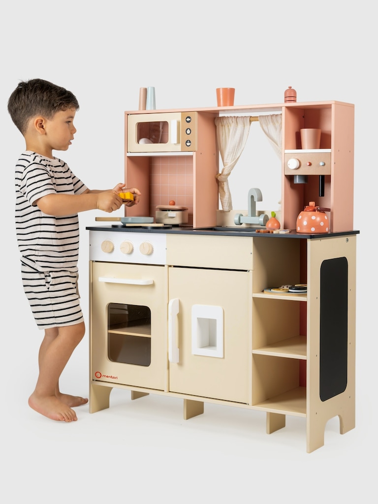 Cream Play Kitchen