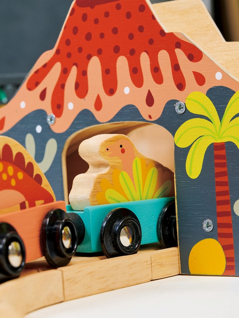 Lost World Dinosaur Railway Set