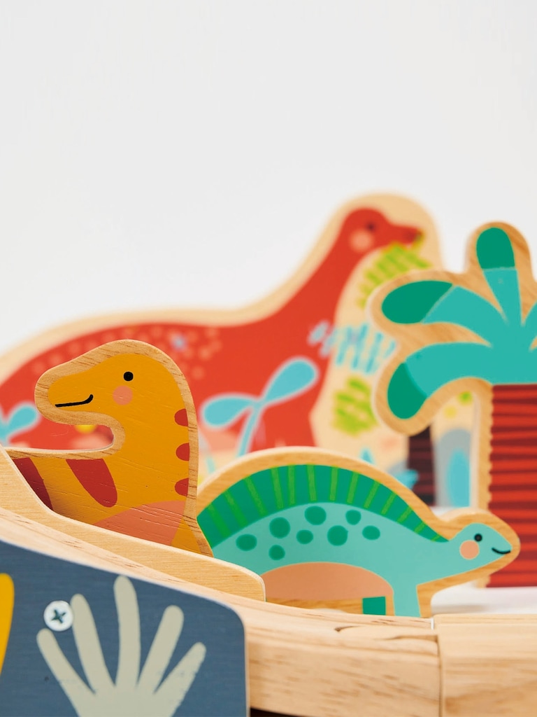 Lost World Dinosaur Railway Set