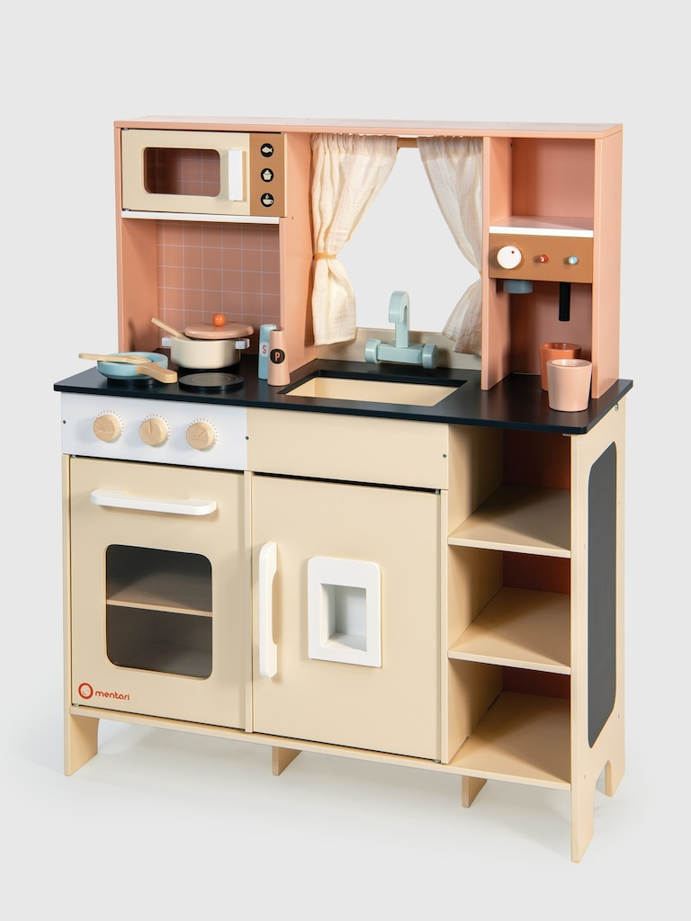 Cream Play Kitchen