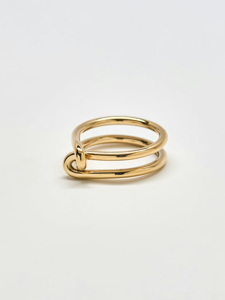 Gold Double Knot Ring