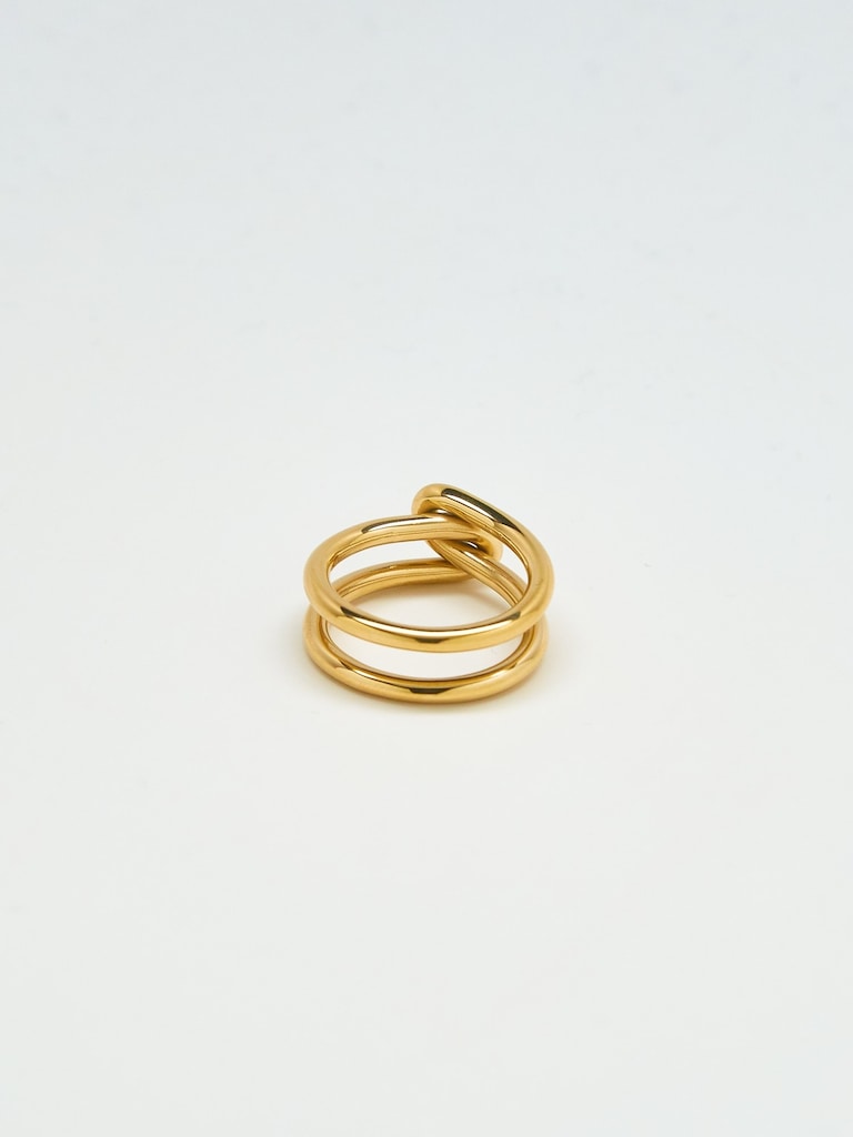 Gold Double Knot Ring